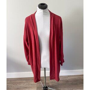 Philosophy Burgundy Cardigan - Size 3X